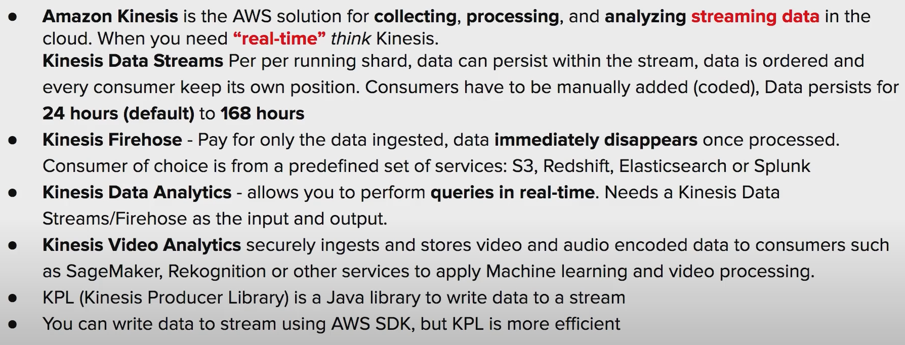 [AWS SAAC02 Study Note] Other Elastic Cache, Kinesis, AWS AD